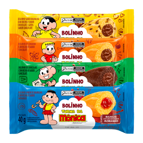 Monica's Gang Vanilla Cake 40g Box of 20