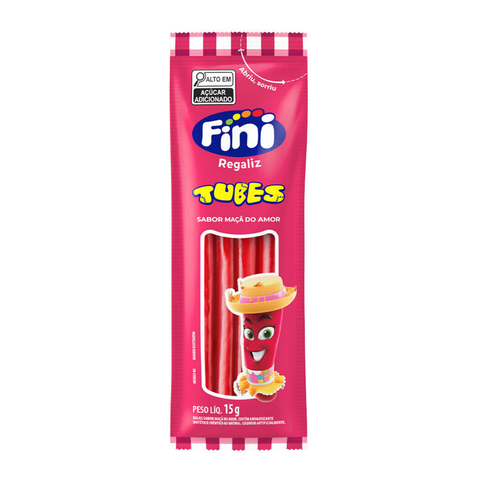 Fini Tubes Maçã do Amor 180g (12x15g)