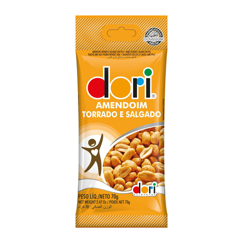 Cacahuete Tostado Salado Sin Piel Dori 70g