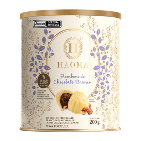 Bombom Chocolate Branco 160g Haoma