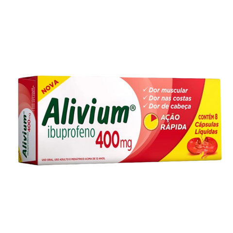 Alivium (Ibuprofen) 400mg 8cp – Hypera Pharma