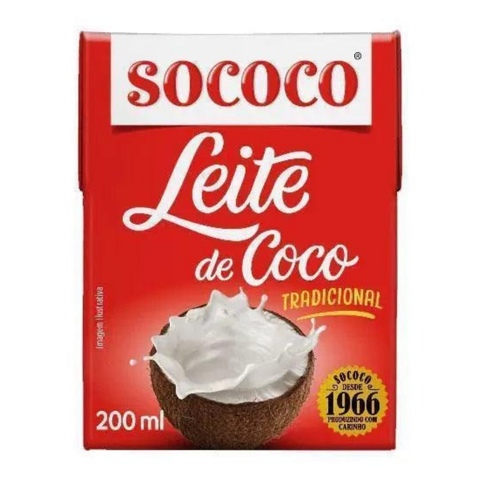 Leite de Coco Caixinha Sococo 200ml