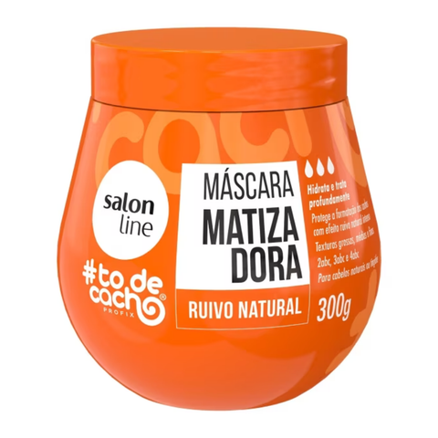 #todecacho Natural Red Toning Mask 300g 