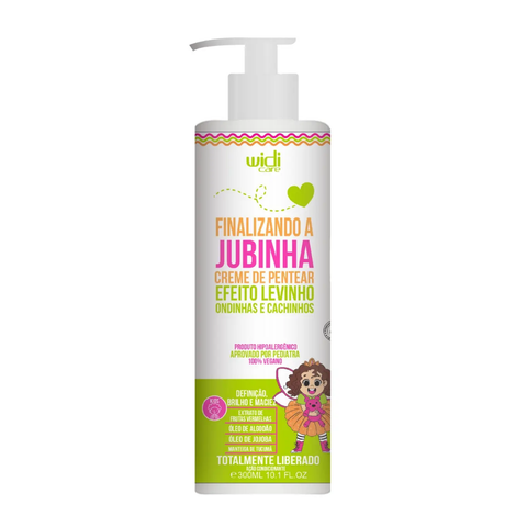 Creme de Pentear Jubinha Efeito Levinho Infantil 300ml — Widi Care
