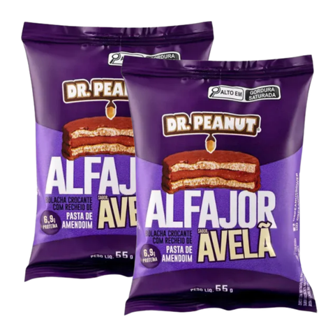 Dr. Peanut Hazelnut Alfajor 2x55G