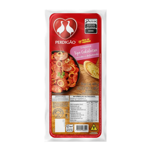 Linguiça Calabresa Cozida e Defumada Perdigão 400g