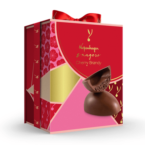 Kopenhagen Exaggerated Cherry Brandy Easter Egg 370g