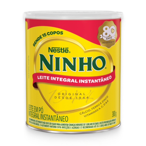 NINHO Leite em pó Integral Instantâneo 380G