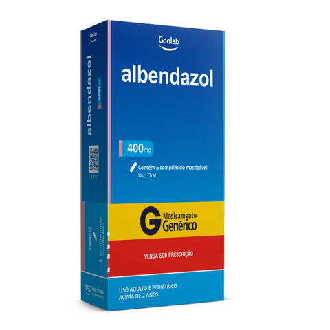 ALBENDAZOOL 400 -  5 CPS