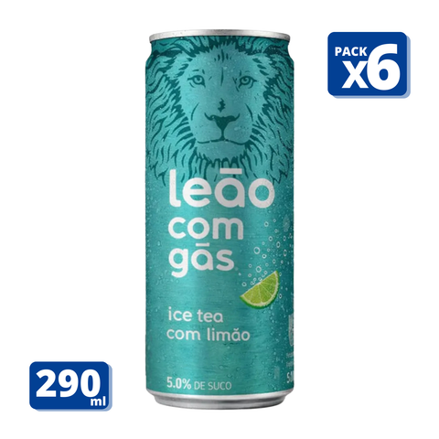 Matte Leão Sparkling Zero Lemon Iced Tea Can 6x290ml