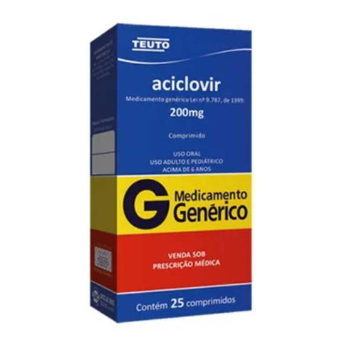 Aciclovir 200 -  25 CP