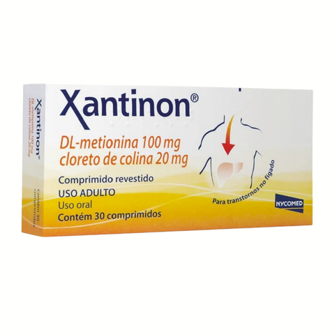Xantinon racemethionine 100mg + Choline chloride 20mg