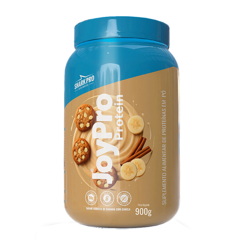 Whey Protein Joypro Jar 900g Banana Cinnamon Cookie Flavor Shark Pro
