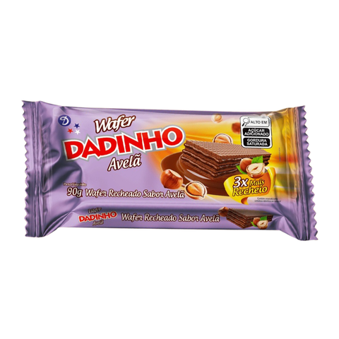 Biscoito Wafer Dadinho Avelã 90g