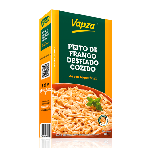 Pechuga de Pollo Desmenuzada Caja/Vacío 400g Línea Dale tu Toque Vapza