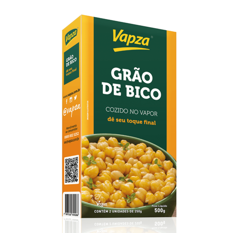 Chickpeas, Vacuum-Packed, 500g, Vapza's "Give Your Touch" Line 