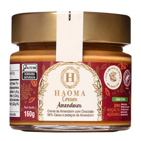 Peanut Cream Stevia Line 160g Haoma