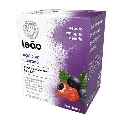 Leao Acai and Guarana Tea 20g