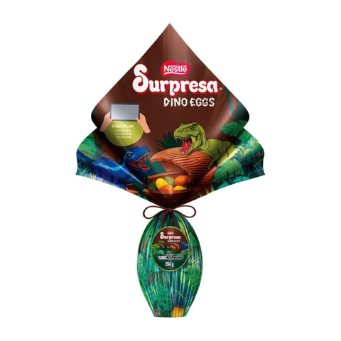 Ovo de Páscoa Surpresa Dino Eggs 204g Nestlé