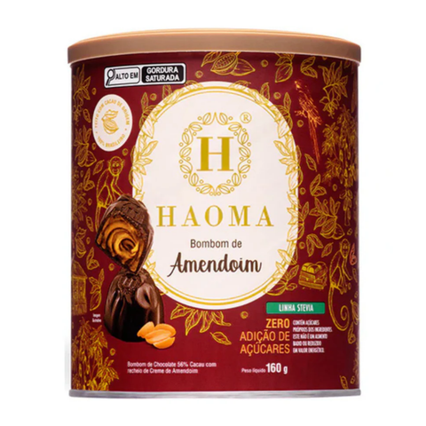 Bombom Amendoim Haoma 160g Haoma