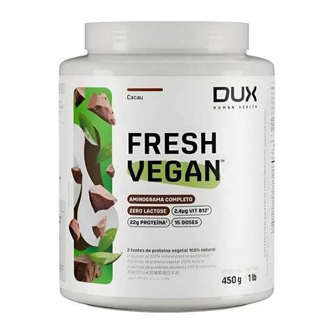 Proteína Vegana Fresh Vegan Cacau Dux 450g