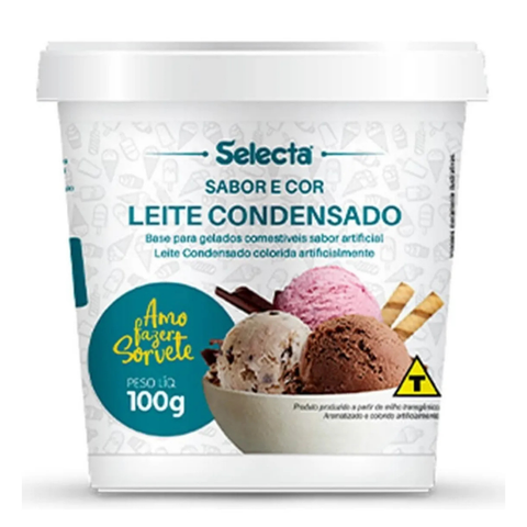 Selecta Sweetened Condensed Milk Ice Cream Base Color and Flavor 100g