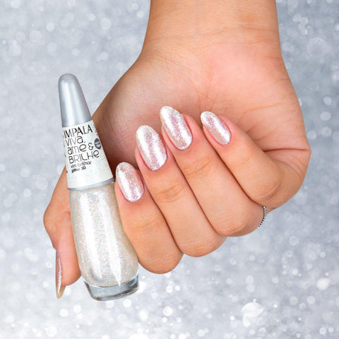 Impala Viva, Ame e Brilhe Glitter 3D Nail Polish