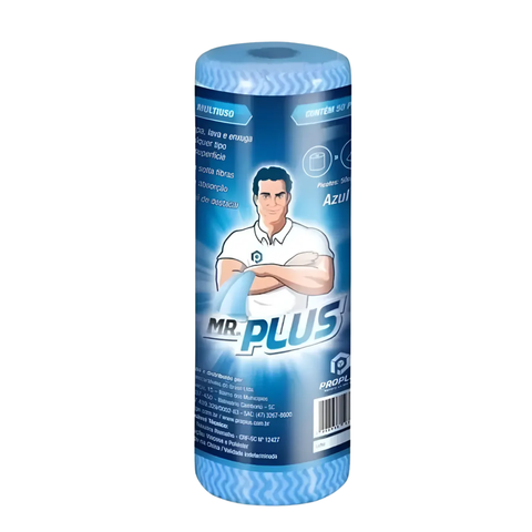 Pano Rolo Perflex Multiuso Mr. Plus 50 Unidades 30cm X 25m