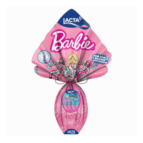 Ovo de Páscoa Barbie Lacta 166g Lacta