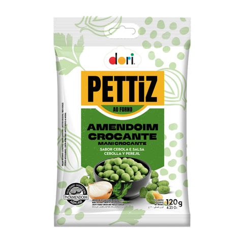 Cacahuete Crujiente Cebolla y Perejil Pettiz 120g