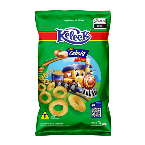 Salgadinho Keleck sabor Cebola 70g