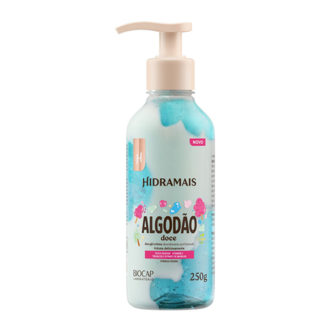 Crema Dúo Gel Algodón de Azúcar Hidratación Perfumada 250g Hidramais