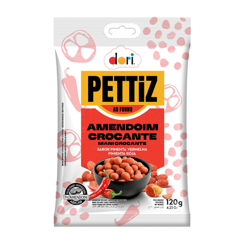 Cacahuetes Crujientes Picantes Pettiz 120g