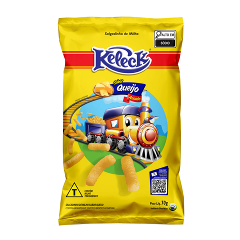 Salgadinho Keleck sabor Queijo 70g