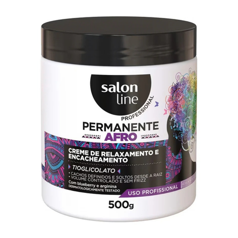 Salon Line Afro Permanent Relaxer Cream 500g
