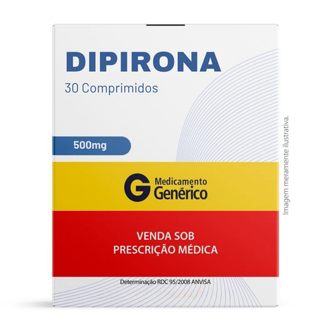 Dipirona Monoidratada 500Mg Medley Com 30 Comprimidos