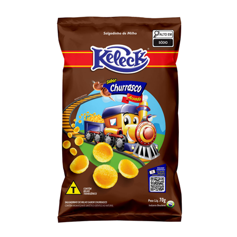 Salgadinho Keleck sabor Churrasco 70g