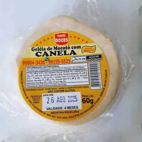 Mocotó Jelly with Cinnamon Lactose-Free 60g Ponto Doce