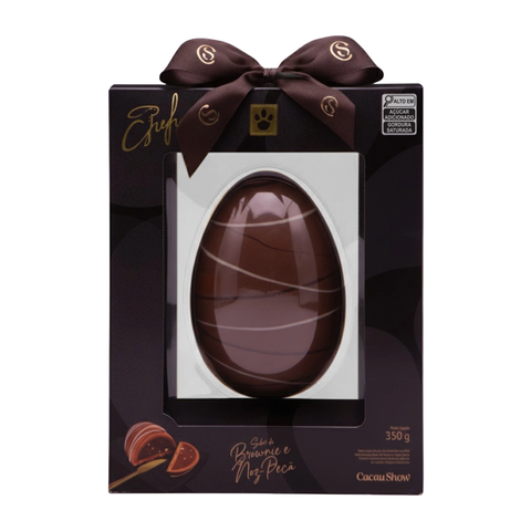 Ovo de Páscoa de Corte Chef Brownie 350g Cacau Show