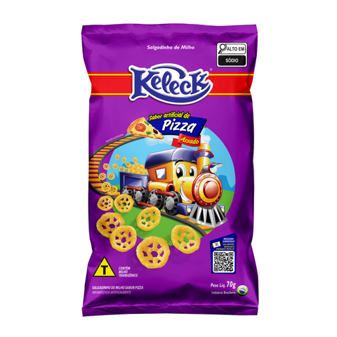 Salgadinho Keleck sabor Pizza 70g