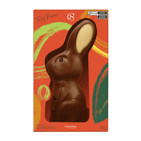 Cocoa Magic Milk Chocolate Bunny - 850g Cacau Show