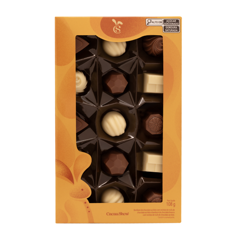 Mini Show Classics Assorted Chocolate Box - 108g Cacau Show