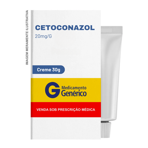 Ketoconazole 20mg/g Dermatological Cream 30g (Generic)