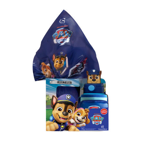 Ovo de Páscoa Garrafa Patrulha Canina Chase 170g Cacau Show