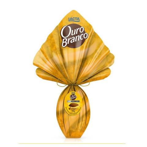 Ovo de Páscoa Ouro Branco 359g Lacta