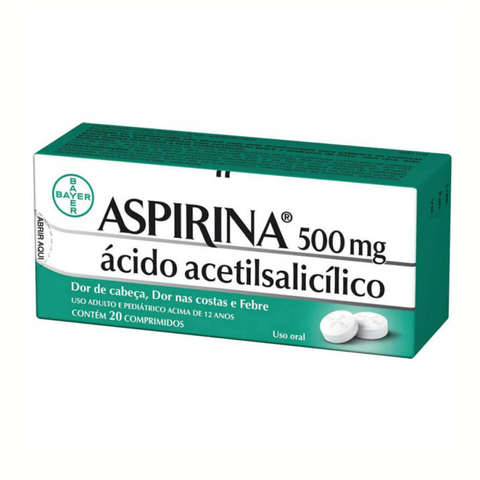 Aspirina 500MG - 20 Comprimidos