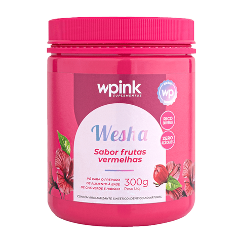 wesha chá verde e hibisco - 300g WPink