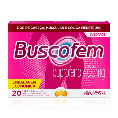 Buscofem 400Mg 10 Cápsulas Líquidas
