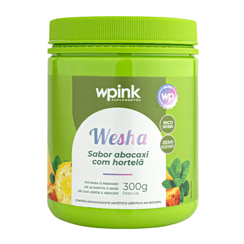 wesha chá verde e abacaxi- 300g WPink
