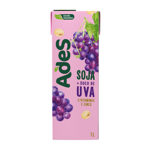 Ades Soy + Fruit Juice Grape 1L